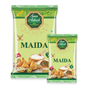 Maida | Refined Wheat Flour by Sona Aakash | 500gms, 1kg Packs